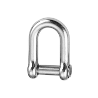 Скоба такелажная D-образная 10 мм АРТ 8482 нержавеющая сталь А4